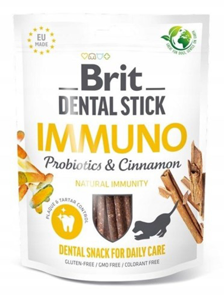 Poza cu BRIT Dental Stick Immuno Probiotics & Cinnamon - dog treat - 251 g