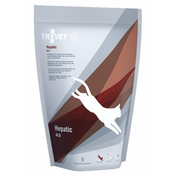 Poza cu TROVET Hepatic HLD with chicken- dry cat food - 500 g
