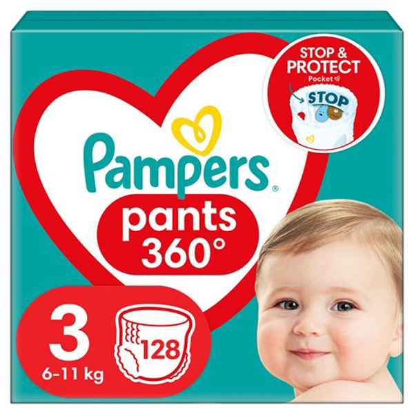 Poza cu Pampers Pants Boy/Girl 3 128 pc(s) (8006540069417)