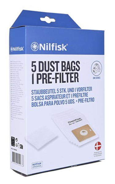 Poza cu Nilfisk DUST BAG SYNTH ONE,GO AND COUPE (78602600)