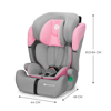 Poza cu Kinderkraft COMFORT UP baby car seat 1-2-3 (9 - 36 kg, 9 months - 12 years) Pink (KCCOUP02PNK0000)