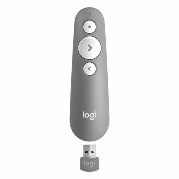 Poza cu Logitech R500 wireless presenter Bluetooth/RF Grey (910-006520)