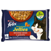 Poza cu Felix Sensations - beef with tomato and chicken with carrot in jelly - Wet food for cats - 4 x 85g